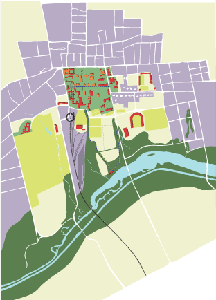 Princeton Campus Evolution: 1927 Map