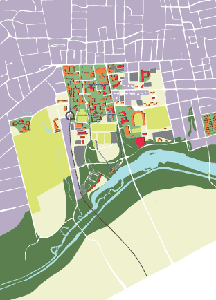 Campus Evolution: 1975 Map