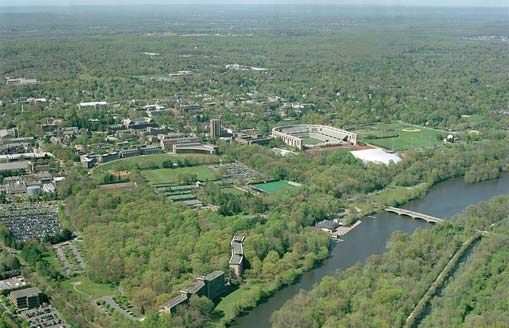 Campus Evolution: Recent aerial view